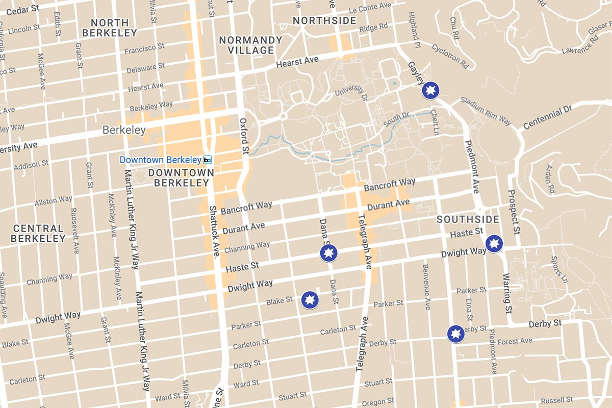 Trio charged with 5 robberies near UC Berkeley in 30 minutes