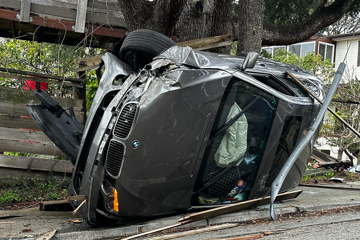 Pair flees, crashes after vehicle theft attempt in Berkeley Hills