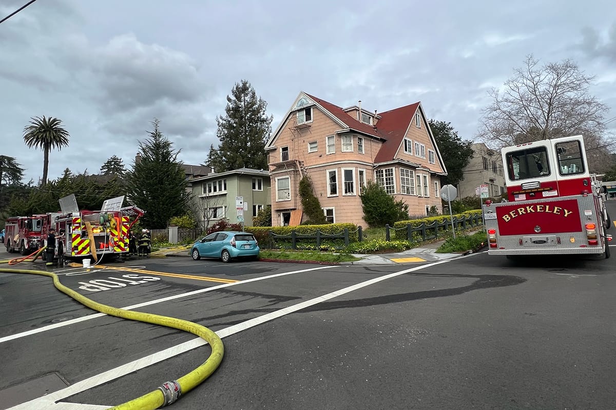 Berkeley house fire at Benvenue, Derby still under investigation