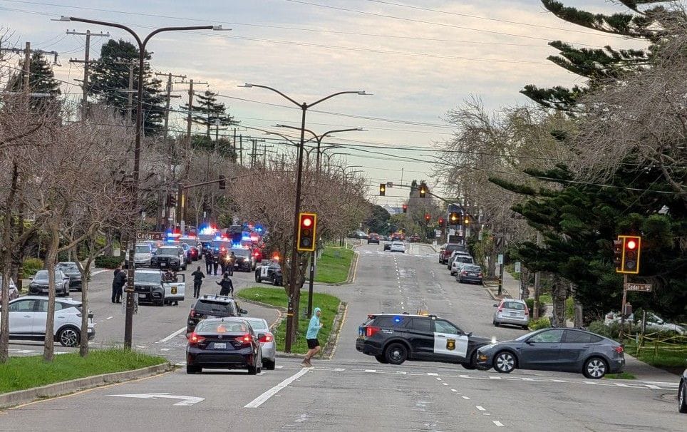 Man arrested after pointing replica gun at passing drivers