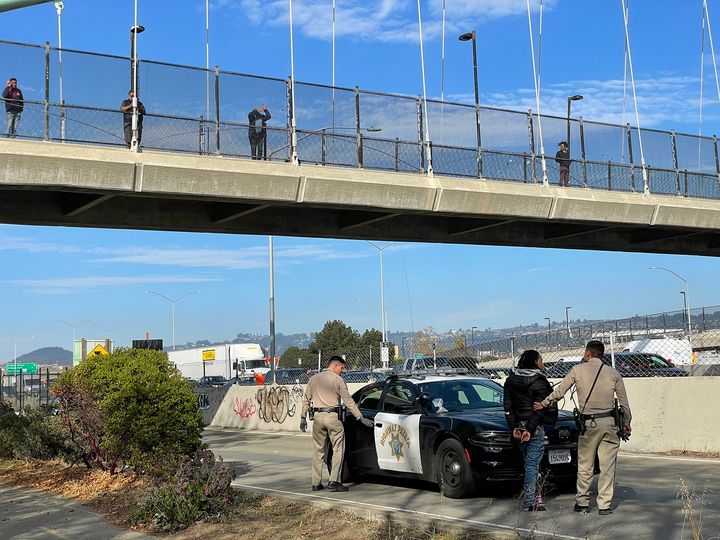 CHP K-9 helps arrest 3 who fled in stolen car on I-80 in Berkeley