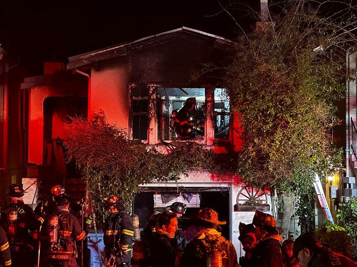 2-alarm house fire on Kains Avenue in North Berkeley