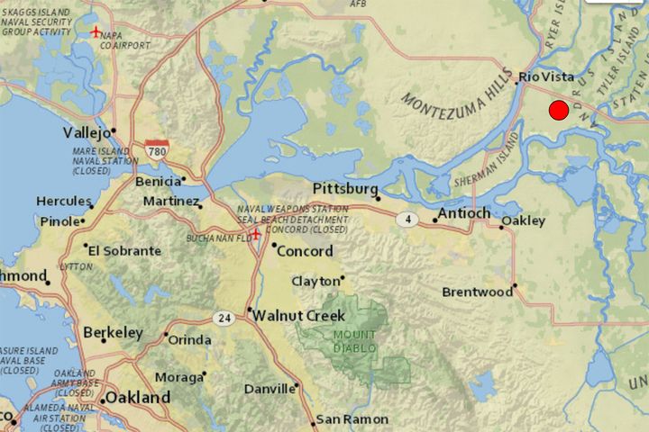 Magnitude 4.2 earthquake near Isleton felt in Berkeley
