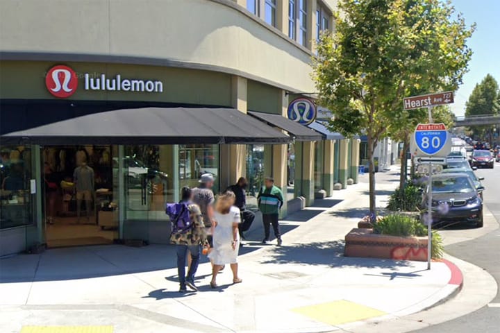 Man charged with $10,000 retail theft from Berkeley Lululemon