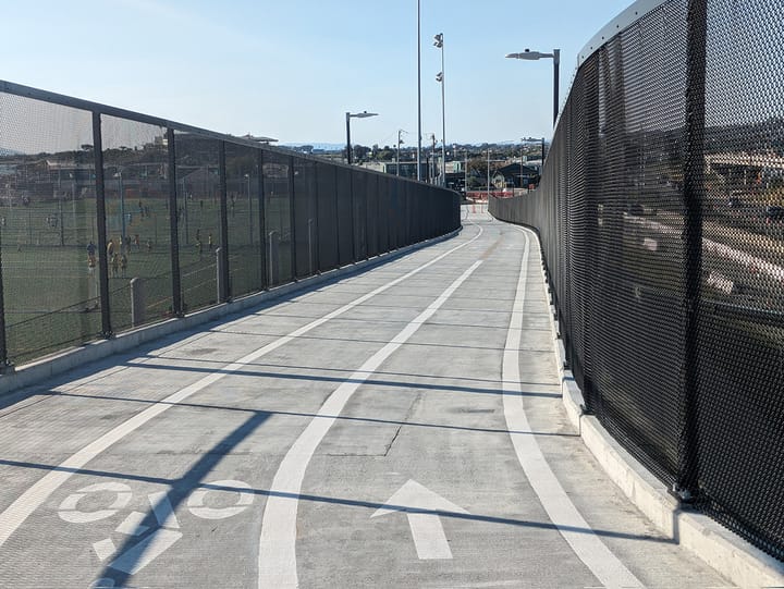 Bridge for cyclists, pedestrians to open at Gilman Interchange