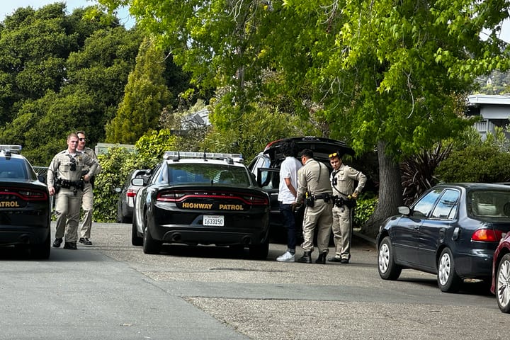 Update: Driver tossed grenade during CHP chase into Berkeley