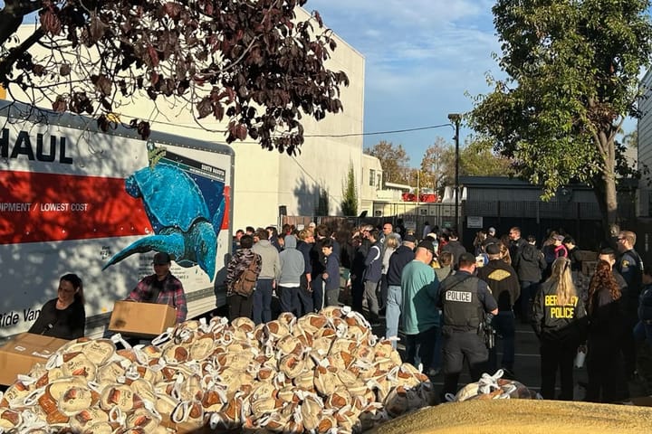 Berkeley police 'turkey basket' fundraiser underway