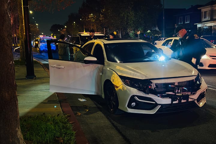 Hit-and-run crash in stolen car sends man to hospital